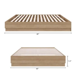 Nexera Queen Platform Bed -