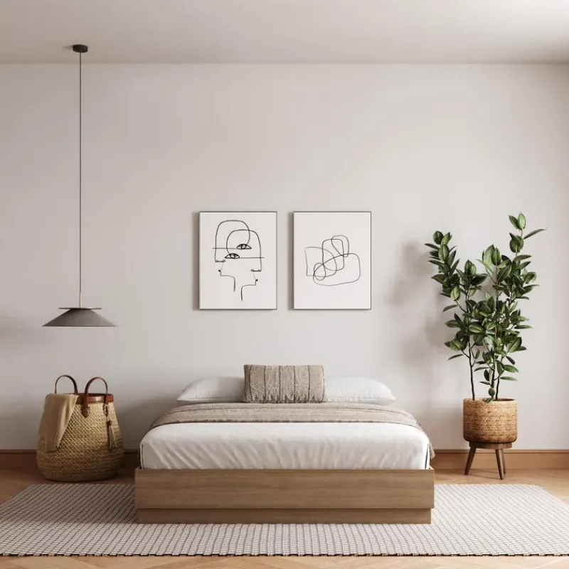 Nexera Queen Platform Bed -