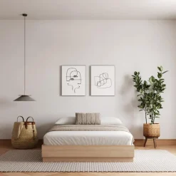 Nexera Queen Platform Bed -