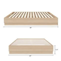 Nexera Queen Platform Bed -