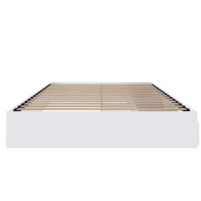 Nexera Queen Platform Bed with 3-Drawer Storage (60") -