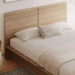 Nexera Queen Platform Bed with Headboard (60