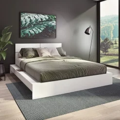 SUA-V Queen Platform Bed with Headboard (60