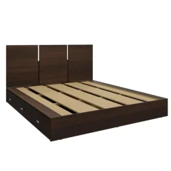 SUA-V Queen Platform Bed with Headboard (60