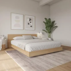 Nexera Queen Platform Bed with Headboard (60