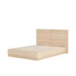 Nexera Queen Platform Bed with Headboard (60