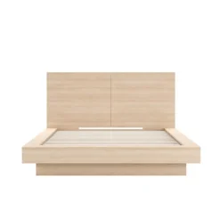 Nexera Queen Platform Bed with Headboard (60