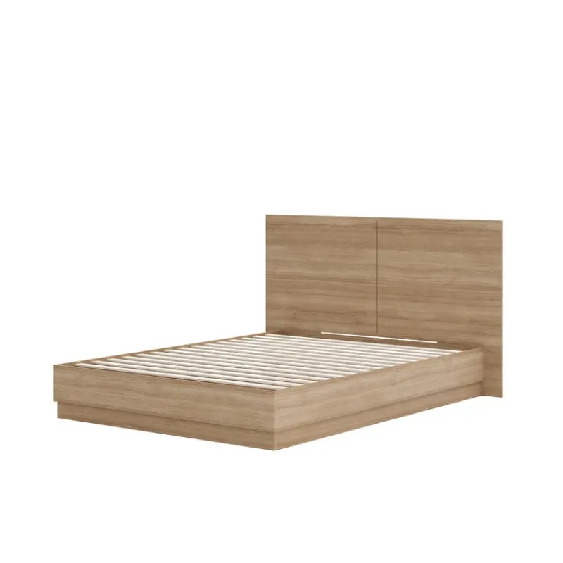 Nexera Queen Platform Bed with Headboard (60") -
