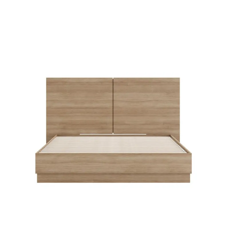Nexera Queen Platform Bed with Headboard (60") -