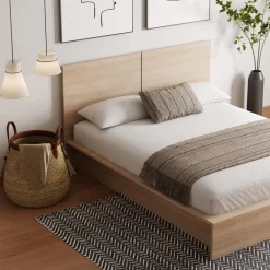 Nexera Queen Platform Bed with Headboard (60") -
