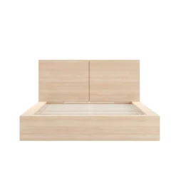 Nexera Queen Platform Bed with Headboard (60