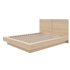 Nexera Queen Platform Bed with Headboard (60") -