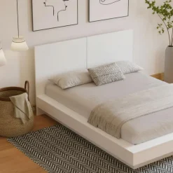 Nexera Queen Platform Bed with Headboard (60