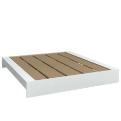 SUA-V Queen Platform Bed with Integrated Bedside Tables (60