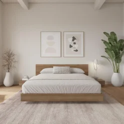 Nexera Queen Platform Bedroom Set (60") - 4 pcs -
