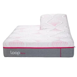 LOOP Queen Plush Split-Head Mattress-in-a-Box with Nano Pocket Coils - 60