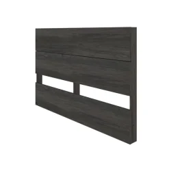 Nexera Queen Size Panel Headboard, Bark -