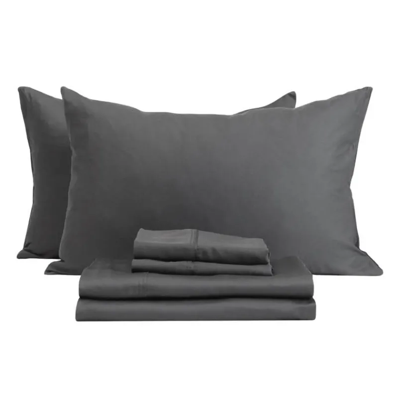 Queen Split-Head Bamboo Rayon Bed Sheet Set -