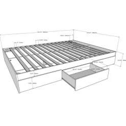 Nexera Queen Storage Bed Set (60