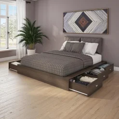 SUA-V Queen Storage Bedroom Set with 6-Drawer Storage (60