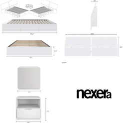 Nexera Queen Storage Bedroom Set (60