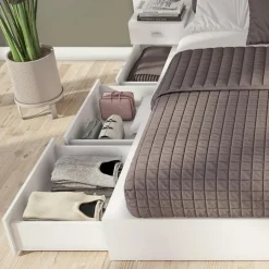 SUA-V Queen Storage Bedroom Set with 6-Drawer Storage (60