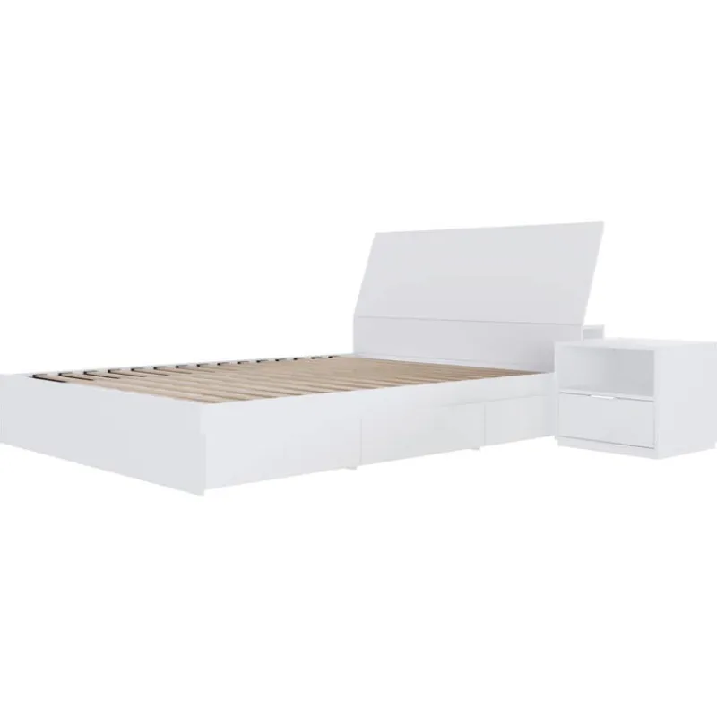 Nexera Queen Storage Bedroom Set (60") - 3 pcs -