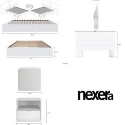 Nexera Queen Storage Bedroom Set (60