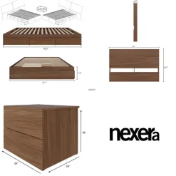 Nexera Queen Storage Bedroom Set (60