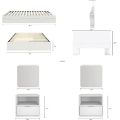 Nexera Queen Storage Bedroom Set (60