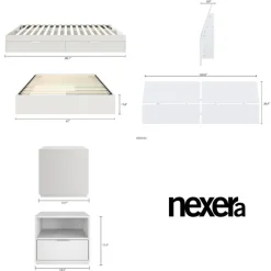 Nexera Queen Storage Bedroom Set (60
