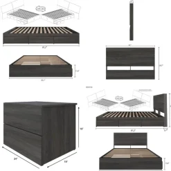 Nexera Queen Storage Bedroom Set (60
