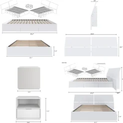 Nexera Queen Storage Bedroom Set (60