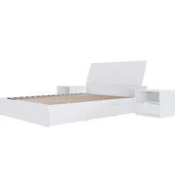 Nexera Queen Storage Bedroom Set (60") - 4 pcs -