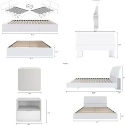 Nexera Queen Storage Bedroom Set (60
