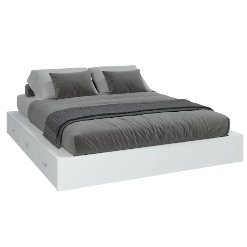 SUA-V Queen Storage Bedroom Set with 6-Drawer Storage (60") - 4 pcs
