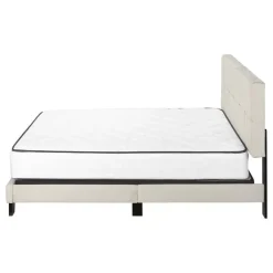 Monarch Queen Upholstered Bed with Headboard (60") -
