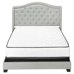 Monarch Queen Velvet Bed with Headboard (60") -