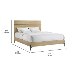 Queen-Size Bed with Headboard - 60"