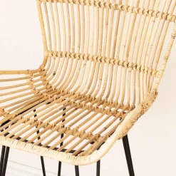 Meubles South Shore Rattan Counter Stool With Armrests. Set Of 2 - South Shore