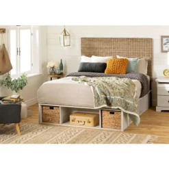 Meubles South Shore Rattan Headboard (54