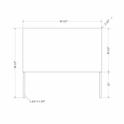 Meubles South Shore Rattan Headboard (60