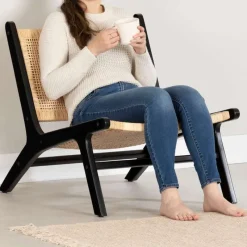 Meubles South Shore Rattan Lounge Chair