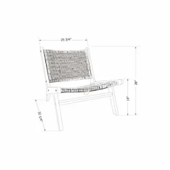 Meubles South Shore Rattan Lounge Chair