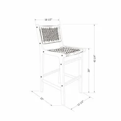 Meubles South Shore Rattan Stool - South Shore
