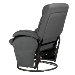 Reclining Ball-Bearing Swivel Glider with Ottoman