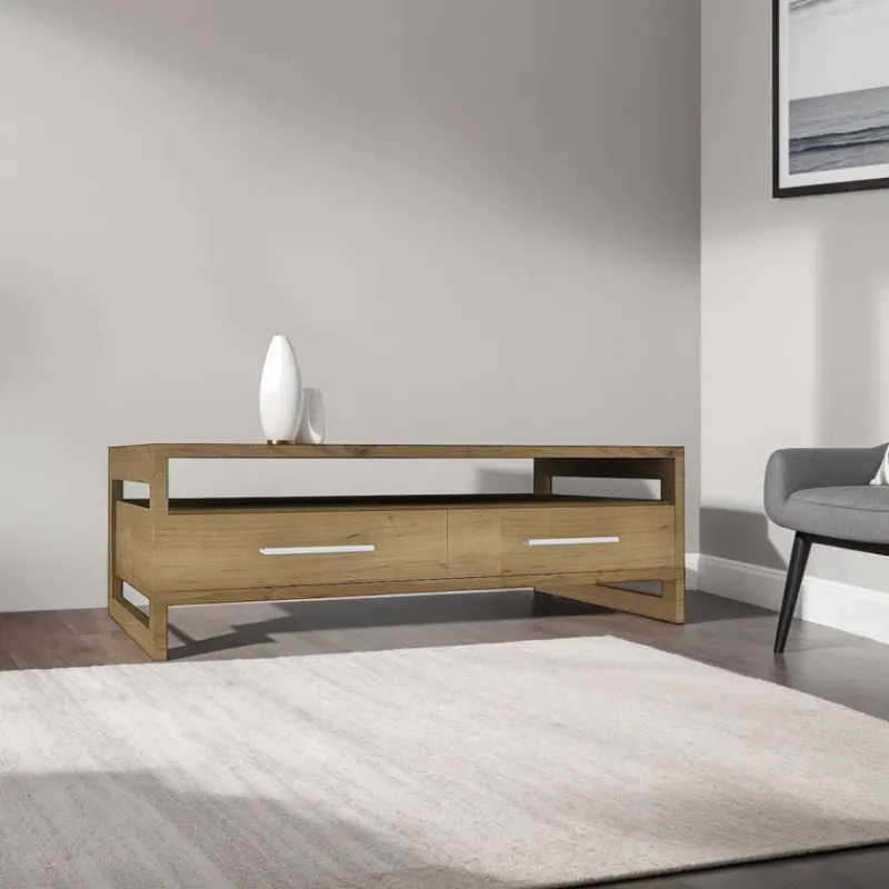 MEQ Rectangular Coffee Table with Storage