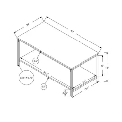 Monarch Rectangular Coffee Table -