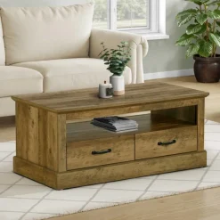 Monarch Rectangular Coffee Table with Storage 42