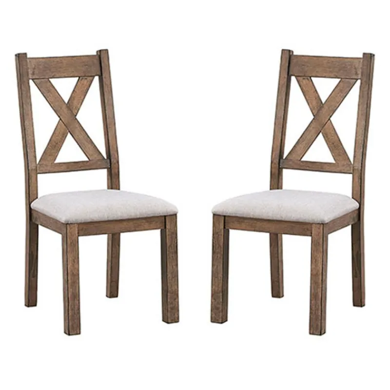 Rectangular Dining Table with 6 Chairs - Beige